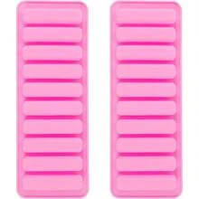 长方形巧克力饼干模具、冰块模具、果冻模具、圆柱形硅胶糖果模具、婚礼、派对、节日蛋糕装饰模具