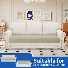 YSTYLE Sarung Jok Sofa Peregangan, Sarung Bantal Sofa, Sarung Jok Sofa, Sarung Bantal Sofa Universal, Sarung Bantal Kursi Sofa - Khaki - View 4