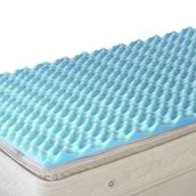 Foam Mattress Topper Egg Crate Foam Pad Mattress Pad And Bed Topper For Support Air Circulation Pressure Relief And Weight Distribution Twin Size Mattress 33 X 72 X 2 Blue - 39 X 80 X 2 Inches - View 7