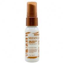 Mizani 25x Miracle Milk 免沖洗護髮乳，適用於捲髮，30ml迷你裝，含椰子油，抗毛躁、隔熱保護、無酒精、無對羥基苯甲酸酯 - 30mL - 查看 3