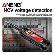 Aneng B16 Voltaje De Probador Digital Led Sin Contacto Ncv Lápiz probador de voltaje - Negro - Ver 4
