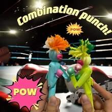 Customized Boxing Pattern Ballpoint Pens - Personalized Stationery For Students | Creative Learning Desk Supplies, School Gifts, Teacher's Day Gifts, Back To School Gifts, Stress Relief Pens, Fun Ballpoint Pens, Fun Stationery - 彩色 - 查看 4