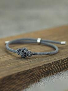 1Pc Handwoven Lucky Knot Red Rope Bracelet Red Rope Chinese New Year Knot Protective Bracelet Charm For Women & Men Valentine'S Day Anniversaries Gift - 3mm Adjustable Hand Strap - View 7