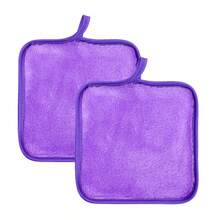 Facial Cleansing Towel, 13cm*13cm Facial Cleansing Towel, Super Soft Makeup Remover Dry Towel, Thick Cleansing Towel Suitable For Sensitive Skin, Soft And Absorbent, Cleansing And Removing Makeup. - Multicolor - View 33