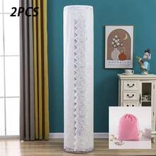 1pc Of Cylindrical Air Conditioner Dust Cover, A Universal Top Cover Cloth That Allows You To Start The Air Conditioner Without Needing To Remove The Dust Cover.