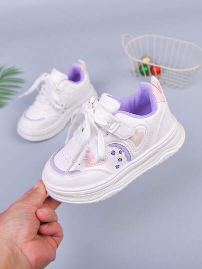 Girls' Sports Shoes, Running Shoes, Casual Shoes, Fashion Sneakers, Leather Upper, Mesh Shoes, Comfortable & Soft