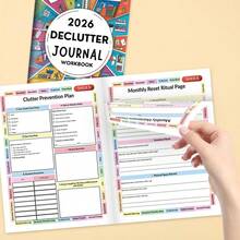2026 New Declutter Journal Workbook - Family Organizing & Personal Planning Diary, Structured Templates For Home/Office, Ideal Gift For Organization Lovers - Multicolor - View 4