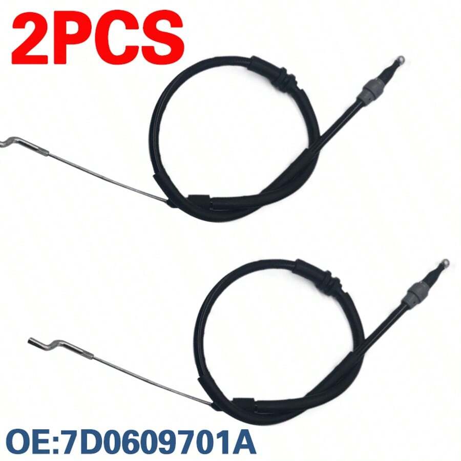 Brake Cable Rear Parking Handbrake Cables For VW T4 Transporter - A - View 1