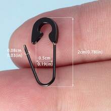 1 Piece 316L Stainless Steel Punk Earrings Unisex Unique Design Clip-On Safety Piercing Jewelry 316L Stainless Steel Fashion Nose Eye Belly Button Piercing Earrings O08G - 金色的 - 查看 1
