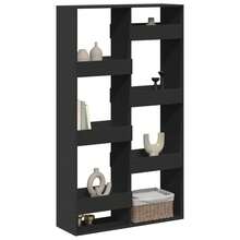 vidaXL Cloison de separation black 100x33x175 cm made of engineering - Preto - Ver 3