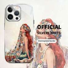 Esta elegante funda es compatible con los modelos  16, 15, 14 Pro Max, 13, 12, 11, XR y XS Plus. Fabricada en silicona TPU, ofrece protección contra golpes y caídas, además de una sensación superior. Es un regalo ideal para familiares, amigos y seres queridos, y una opción perfecta para Navidad.fundas para ,accesorios para celular,fundas para celular,funda  13,fundas ,fundas para  13,funda  16,funda  17 pro max, 17 pro max,funda  15,funda  17,funda ,fundas para  16,fundas  15,funda  14,fundas  17 pro max,protector para ,fundas  11,fundas  12,funda  17 pro,fundas  13,,case  17 pro max,fundas para  11,fundas para  12,san valentín,rosa,vestido de novia - Plateado - Ver 1