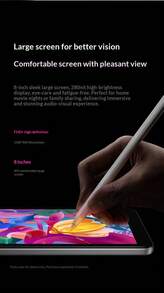 ERAZER Lenovo M8 平板電腦 全球版 學習娛樂辦公護眼款 適合長輩與學生 8 吋 4G+64G / 6G+128G / 8G+256GB USB Type-C - 銀色 - 查看 10