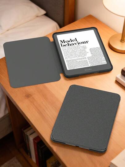 This Kindle Case Is Compatible With Kindle 6-Inch 11th Generation (2022-2024) And 10th Generation (2019), Kindle Paperwhite 5/6/7th Generation (2012-2015) And 10th Generation (2018), 7-Inch 12th Generation (2024), And 6.8-Inch 11th Generation (2021). Fashionable And Minimalist Design, Specially Made For E-Books. Made Of PU Leather And TPU Material. Color: Black.