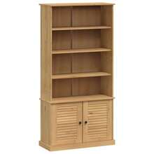 vidaXL Bibliothèque VIGO 85x35x170 cm legno massiccio di pin - Castano - Visualizzare 2
