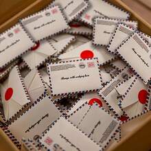 90/180Pcs Set High-Value Mini Envelopes Love Letters, Niche Handwritten Copy, Couple Confession Capsules, Notes, Small Gifts For Couples, Friendship Souvenirs - Multicolor - View 10