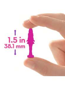 Mattel دمى باربي صغيرة من أرض باربي فاشونيستا، دمى صغيرة بحجم 1.5 بوصة في علبة مكياج، كشف مفاجئ (قد تختلف الأنماط)، JFY13 - متعدد الألوان - مشاهدة 5