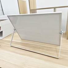 1 st slumpmässig bordsskiva av aluminiumlegeringsram, dubbelsidig vikbar magnetisk torrraderingstavla, kontorsmaterial