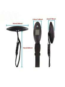 数字手持行李秤 - 88.18 磅旅行悬挂秤，带耐用挂带，黑色（无需电池） - 彩色 - 查看 4