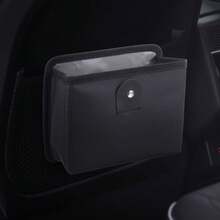 MUCKLILY Organizador De Puerta De Cuero Pu Negro Bolsa De Almacenamiento Para Coche Compacto Para Basura Y Accesorios De Coche FáCil De Limpiar OZUA - Negro - Ver 3