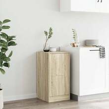 vidaXL Armoire d'apothicaire chêne sonoma 40x41x77,5cm en ingénierie - Tabac - Voir 4