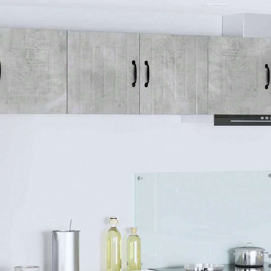 vidaXL Armário de cozinha cinza beton 40 x 31 x 40 cm Bois d'ingénierie - Cinza - Ver 1