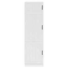 vidaXL Armadio da cucina Lucca bianco in legno d'ingénierie - Bianco - Visualizzare 3