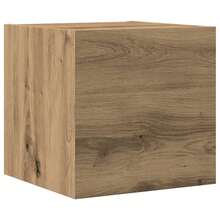 vidaXL Ensemble meuble TV 3 pcs Chêne artisanal Bois d'ingénierie - Tabac - Voir 10