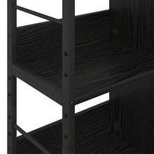 vidaXL Regal, Schwarzeiche, 82 x 32 x 112 cm, Holzwerkstoff - Schwarz - Übersicht 8