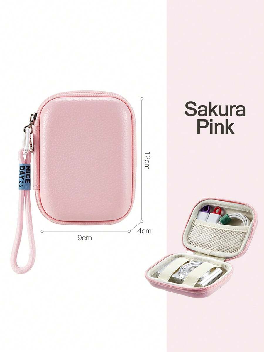 Mini CCD Camera Case, With Mesh Pocket, Digital Camera Case, Camera Bag, Travel, Portable, Lightweight, Durable, Stylish, For Home, For Outdoor