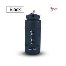 Pocket Keychain Waterproof Flashlight Outdoor Hiking Camping USB Rechargeable Multifunctional LED Flashlight Strong Light IEMX - 3pcs Yellow - View 11