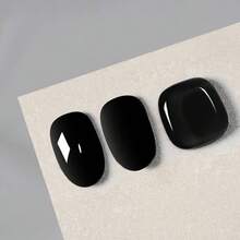1Pc Hassleless Nail Gel, 15ml Gel Nail Polish, Matching Bottle And Color, Removable Gel Nail Polish Set, Salon-Quality Results, A Must-Have For Women's At-Home DIY Manicures. - 黑色 - 查看 9