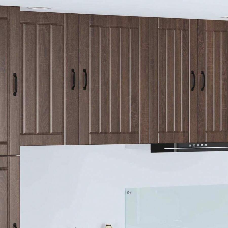 vidaXL Armoire de cuisine Chêne brun 50 x 31 x 80 cm Bois d'ingénierie - Tabac - Voir 1