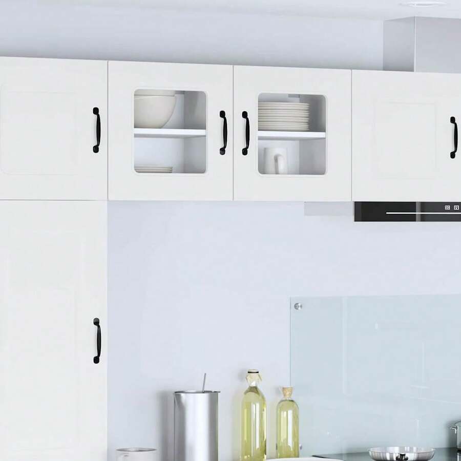 vidaXL Armadio da cucina Kalmar 2 pz Bianco 40 x 31 x 40 cm - Bianco - Visualizzare 1