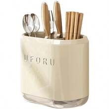 Plastic Cutlery Drainer Organizer Rack, Tabletop Utensil Holder For Kitchen, Silverware, Forks, Knives, Spoons - Multicolor - View 7