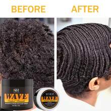 sevich Wave Pomade For Men 360° Waves Strong Hold, Pomade Kit-3pcs Set With Hair Brush And Silky Durag-Non-Greasy Hair Styling Paste With Biotin, Jojoba Oil, Mentha Haplocalyx - Easy Wash, Normal Hair Types - set1 - 查看 5