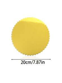 1 pieza/5 piezas/10 piezas Bases redondas para tartas, Bases redondas doradas para tartas, Bases de papel para tartas de 8/10 pulgadas, Bases para tartas DIY, Exhibición de postres y manualidades, Bases de cartón circulares, Bandejas de embalaje para hornear, Base dorada para tartas de cumpleaños y pasteles - Multicolor - Ver 13