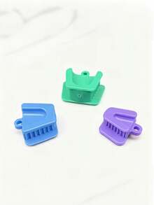 2pcs Dental Bite Block, Tongue Protector, Mouth Opener, Cheek Retractor - Multicolor - View 2