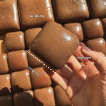 超柔软迷你吐司面包挤压玩具，慢回弹逼真食物造型减压指尖玩具，放松、情绪调节、生日、节日礼物 - 彩色 - 查看 18