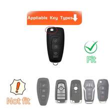 Focus, Galaxy, Fusion, Mondeo, C-Max, Kuga, Ecosport Key Fob With Keychain - Multicolor - View 6