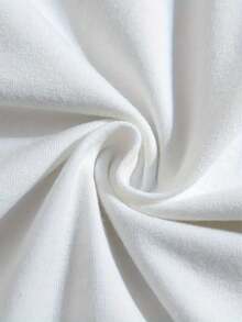 Men's Solid-Color Casual Long-Sleeved T-Shirt, Multi-Functional, Spring/Autumn, Autumn Long T-Shirt, Solid-Color Long-Sleeved Shirt Without Printed Patterns - 白色 - 查看 6