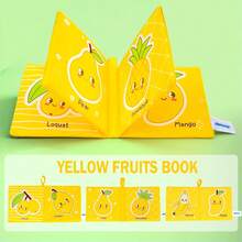 Set Of Fruits And Vegetables Plush With Rattles And Basket, 16 Sensory Educational Pieces, Children's Pretend Play Toys,Toys Children 1 Year Gift - Multicolor - View 10