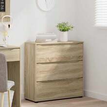 vidaXL Armario de almacenamiento madera Sonoma 80 x 31 x 81 cm - Marrón - Ver 5