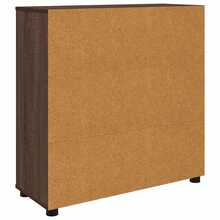 vidaXL Armoire de rangement Chêne Marron 80 x 31 x 81 cm - Tabac - Voir 10