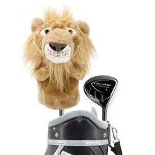 1pc Men's Plush Lion Shaped Golf Club Cover, Decorative Animal Design Golf Shaft Sleeve - Multicolor - View 2