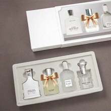 Luxury Men's Perfume Gift Set | Long-Lasting Fragrance, Suitable For All Occasions | Father's Day Gift - Black Amber Men's Perfume 4-In-1 Body Spray And Perfume Gift Set - 4-Piece Men's Perfume Set - Perfume, Deodorant Body Spray, Men's Birthday Perfume 0.8fl.Oz. - 木質香調 - 查看 4