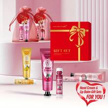 48PCS/Box Premium Gift Set Wedding Thank You Gift Set 6 Scents - Hand Cream Lipstick Set Durable Moisture With Thank You Card And Organza Gift Bag Women's Gift Party Party Gift Assembly Distribution - 高級禮品套裝 - 查看 2