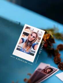 3/5pcs Customized Photo Prints, Personalized Couple Photos, DIY Birthday Anniversary Gift, Valentine's Day Gift, Personalized Gift, Special Occasion Gift, Fashionable Souvenir, Elegant Stationery, High-Quality Printing, Durable Material, Mini Photo Prints, Commemorative Card - Multicolor - View 9