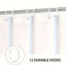 1/4pcs Vintage Cat Print Shower Curtain Set, Includes Bath Mat, U-Shaped Rug, Toilet Lid Cover, High Quality Shower Curtain With 12 Durable Hooks, Premium Bathroom Decor & Accessories, Suitable For All Scenarios - Multicolor - View 10