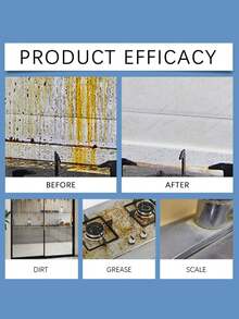 Kitchen Foaming Cleaner - Degreases And Deodorizes Various Surfaces, Suitable For Stove, Cookware And More - Multicolor - View 5