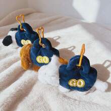 Fun Plush Dog Doll With Big Eyes, Soft Stuffed Animal Bag Charm, Cute Plush Coin Purse, Desktop Decoration, Stress-Relieving Doll, Children's Doll, Home Decor, Birthday/Christmas/Valentine's Day/Easter Gift. - Multicolor - View 11